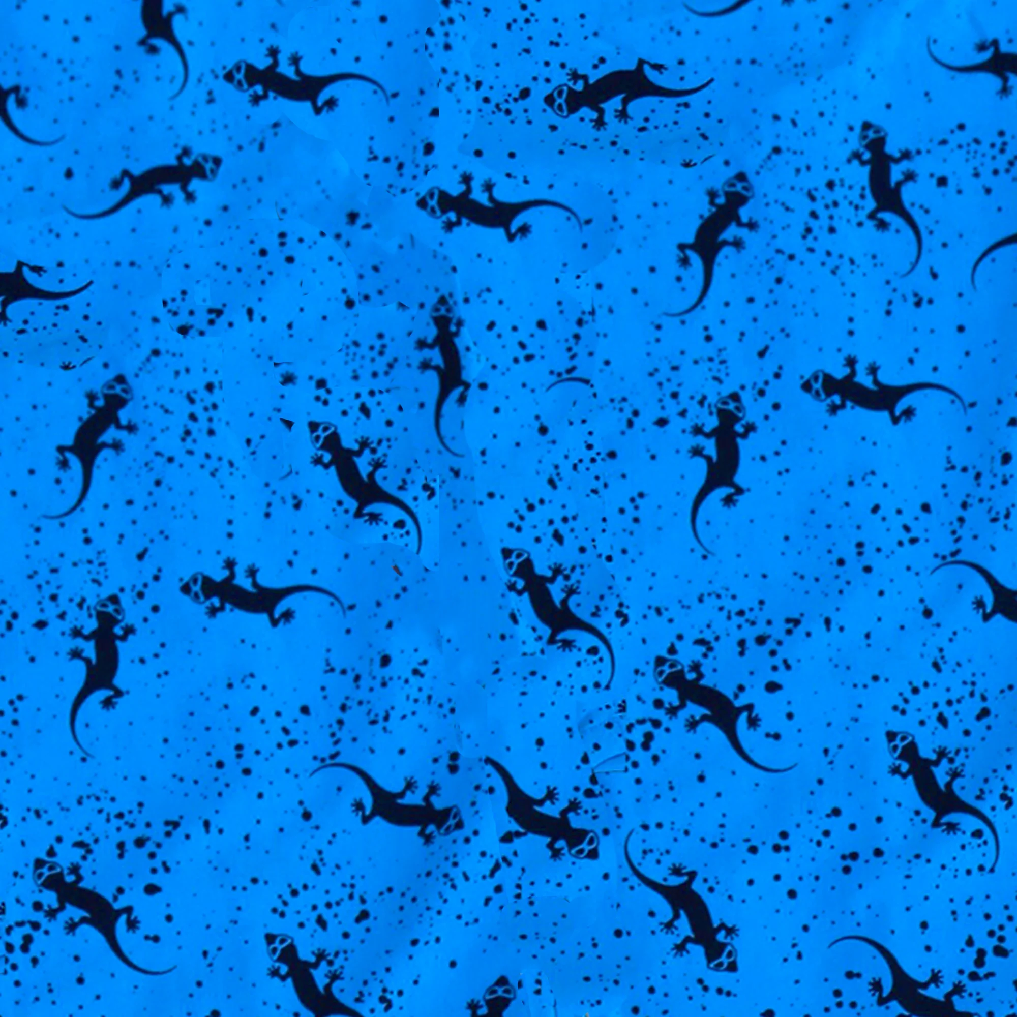 90s Forever Gecko Beach Pants Bright Blue - Image 3