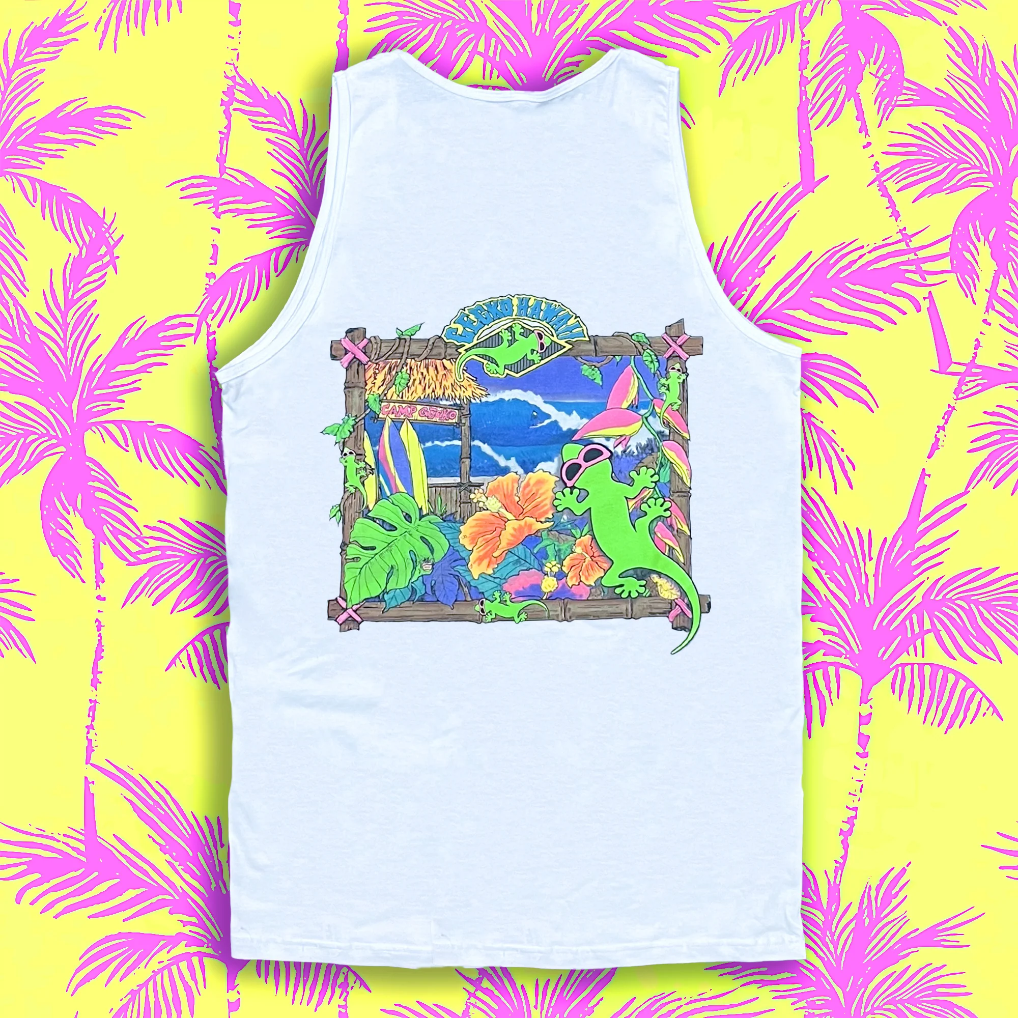 Camp Gecko '89 - Classic White Tank - Image 6
