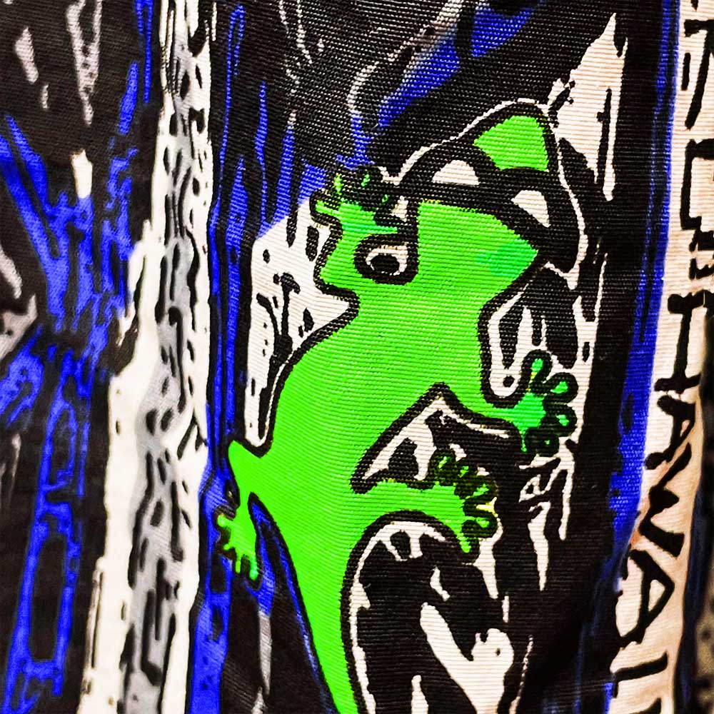 Gecko Blue Stripe Windbreaker - Image 3