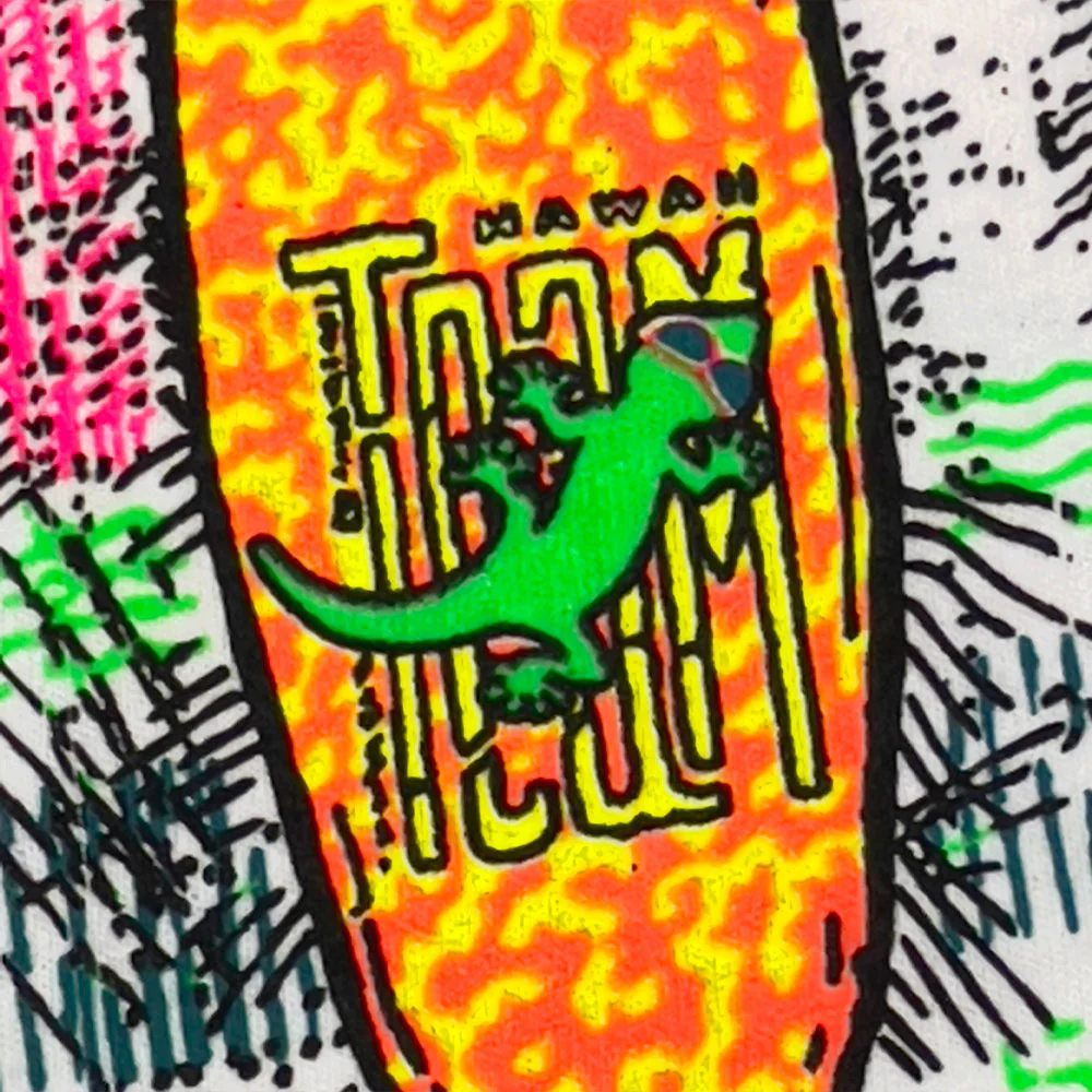 Gecko Boardroom 1989 White Tee - Image 6