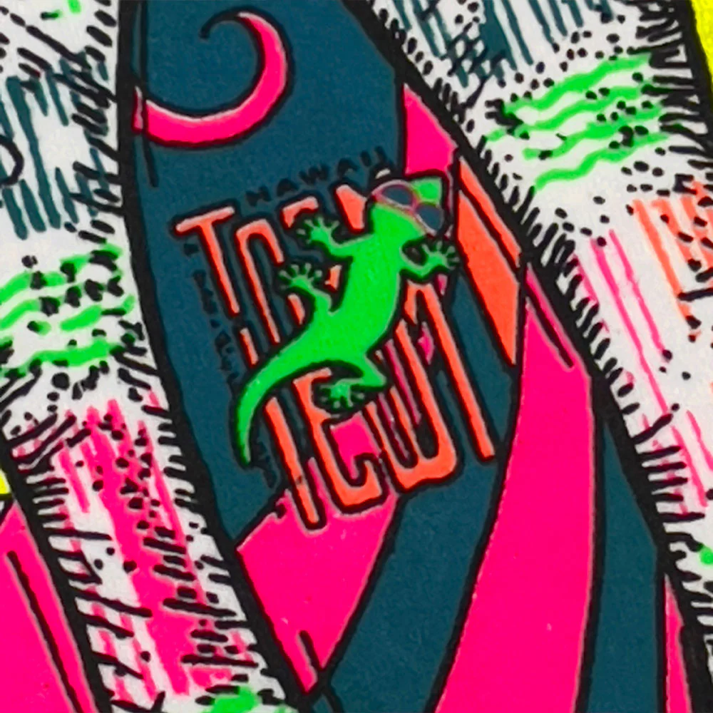 Gecko Boardroom 1989 White Tee - Image 8