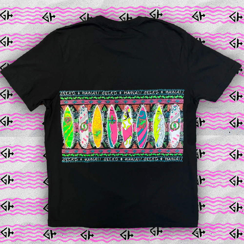 Gecko Boardroom Black Beach Tee - Image 4