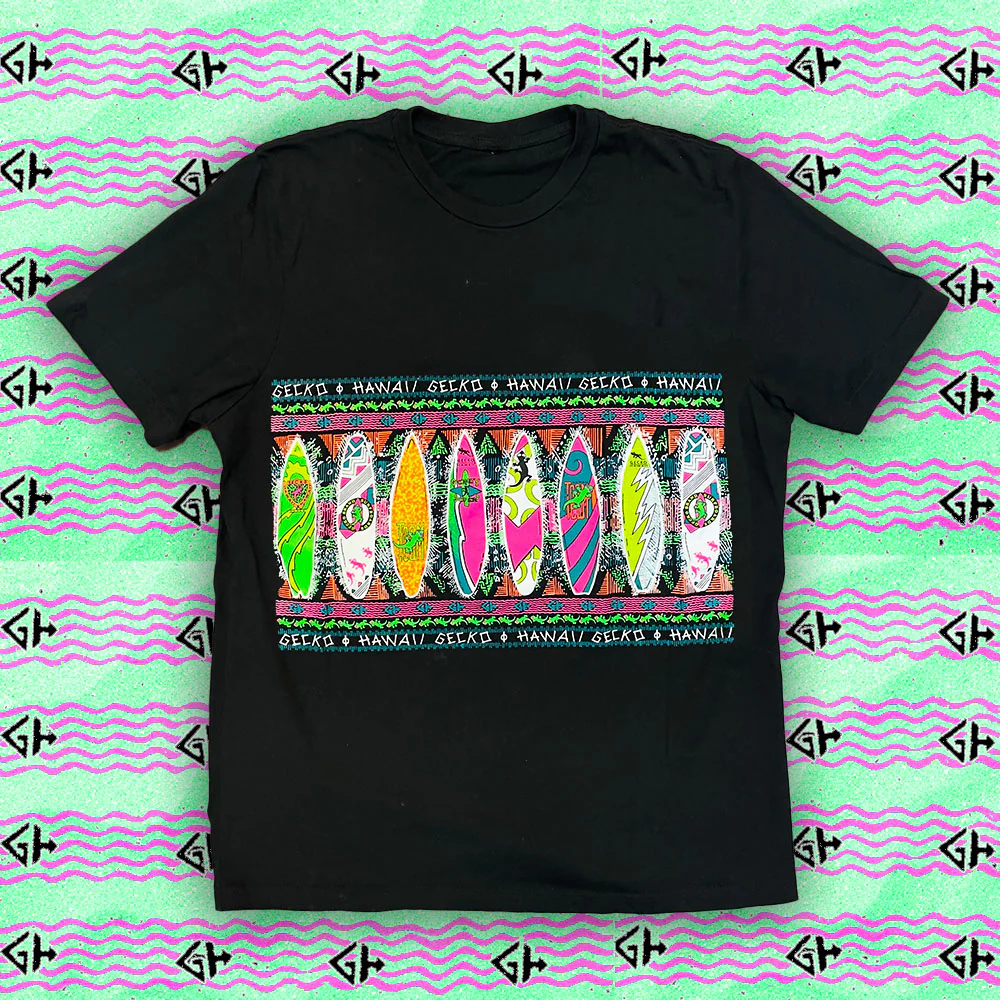 Gecko Boardroom Black Beach Tee - Image 8