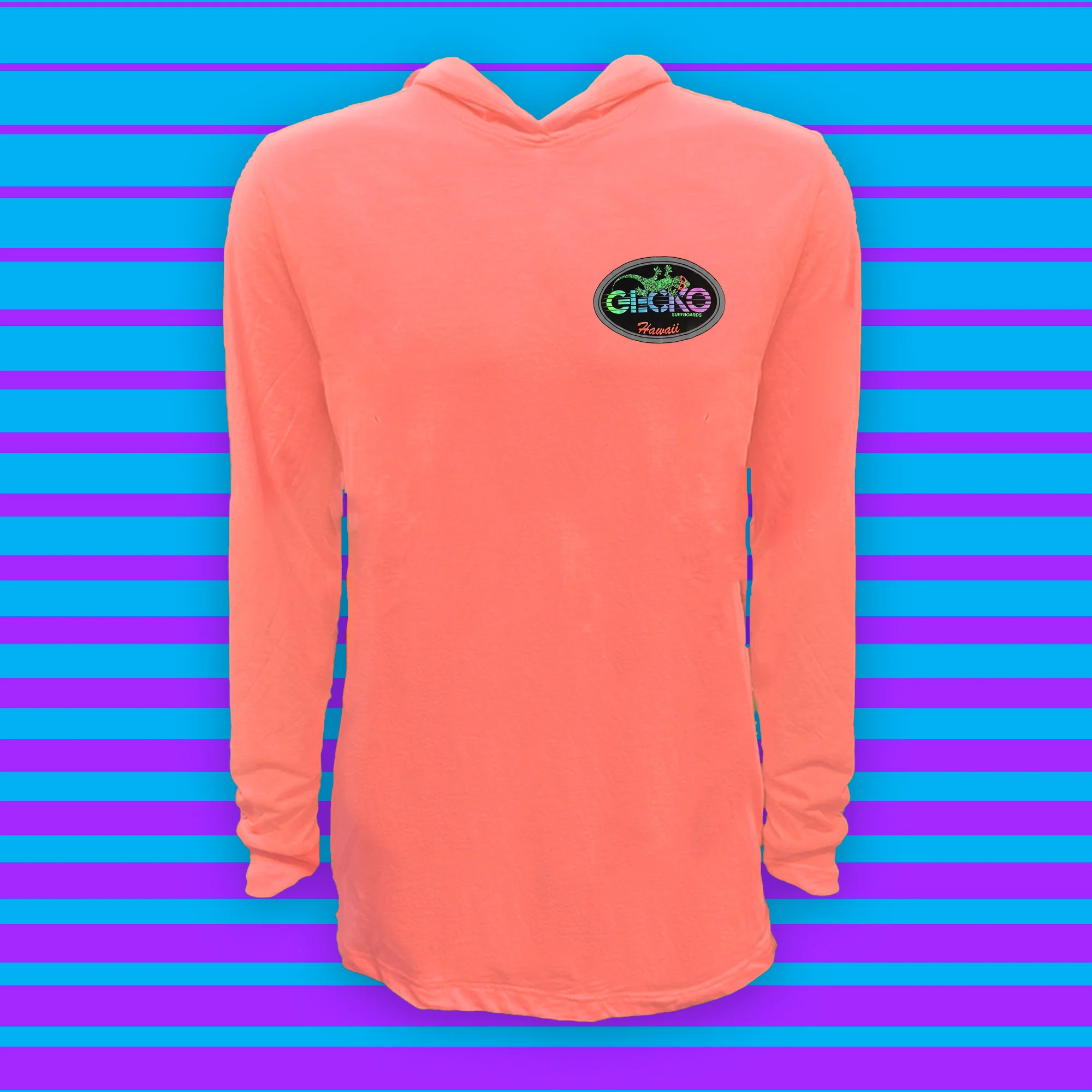 Gecko Racing Surfboards - Mango Freeze HoodTEE - Image 4