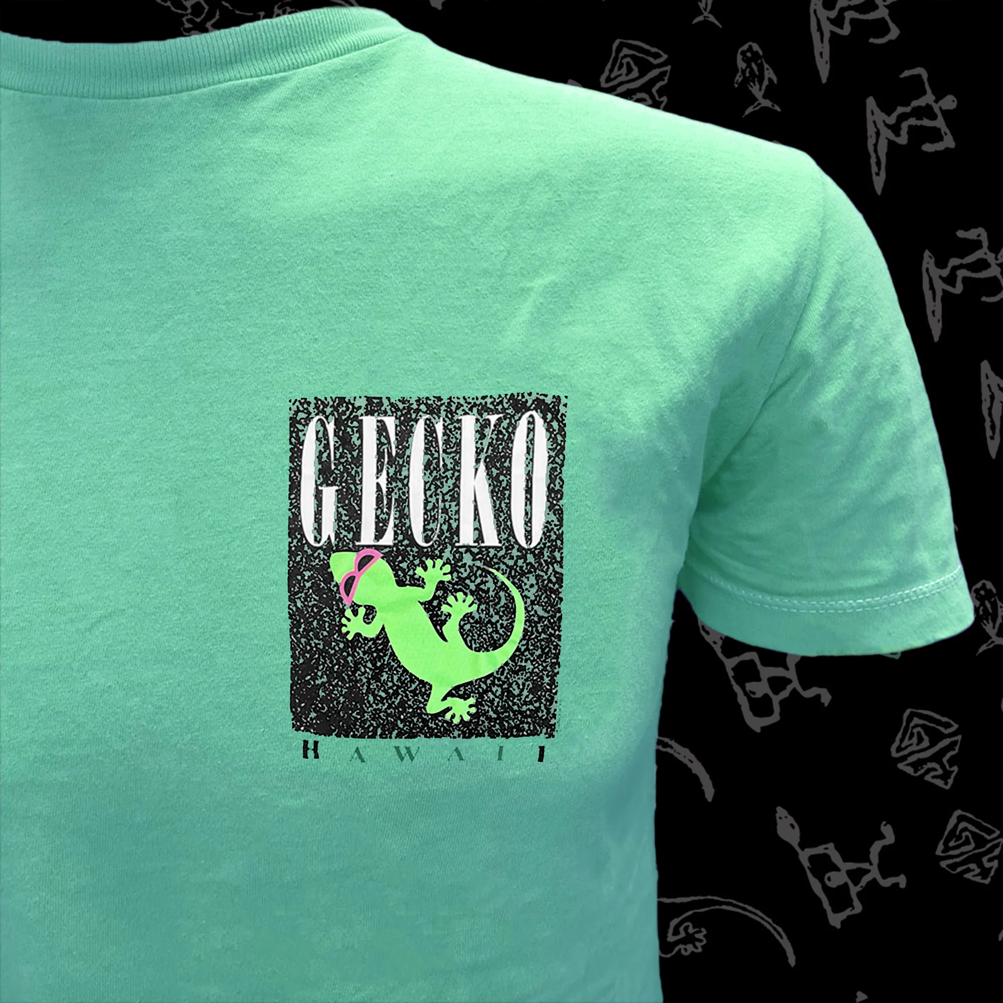 Gecko Marble - KIDS Hyperflash Color-Changing T-Shirt - Image 5