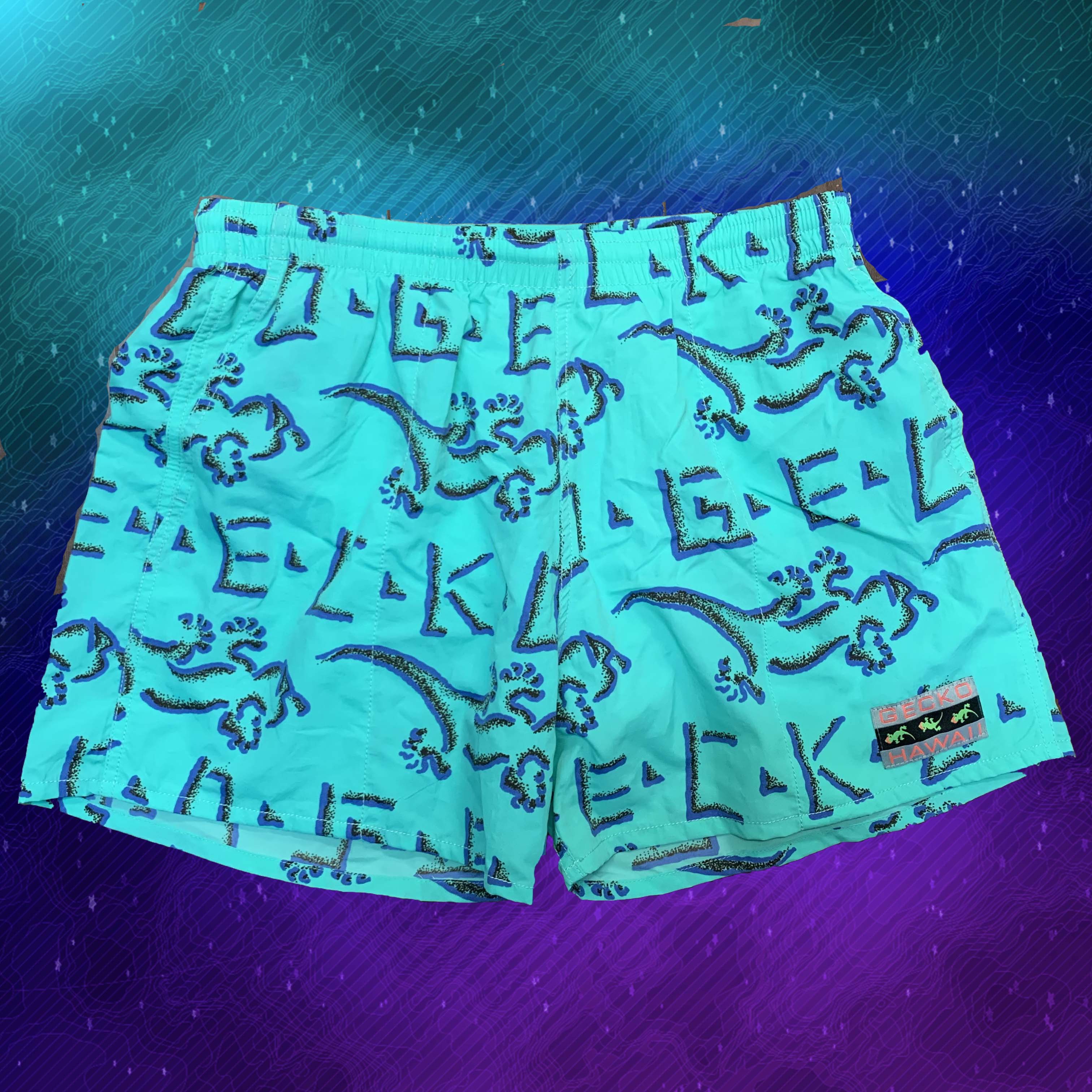 Mint Gecko Petro Volley Shorts - Image 5