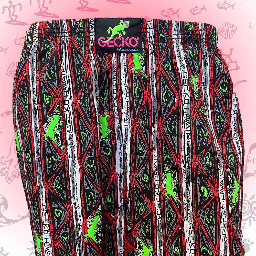 Red Stripe Gecko Beach Pants - Image 4