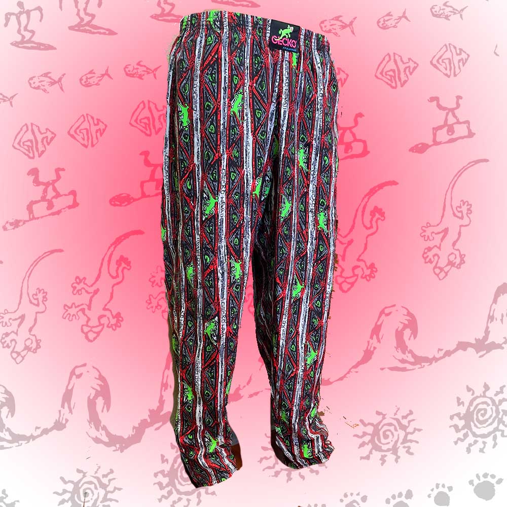 Red Stripe Gecko Beach Pants - Image 5